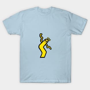 Yellow Wacky Waving Inflatable Man T-Shirt